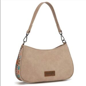 Wrangler Beige and Patterned Shoulder Bag